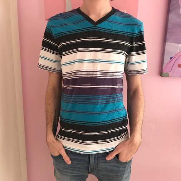 Point Zero Other - Men’s Striped T-Shirt